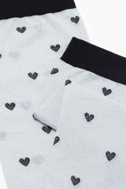 Shimmering Socks Conte Fantasy - "Hearts" Designs