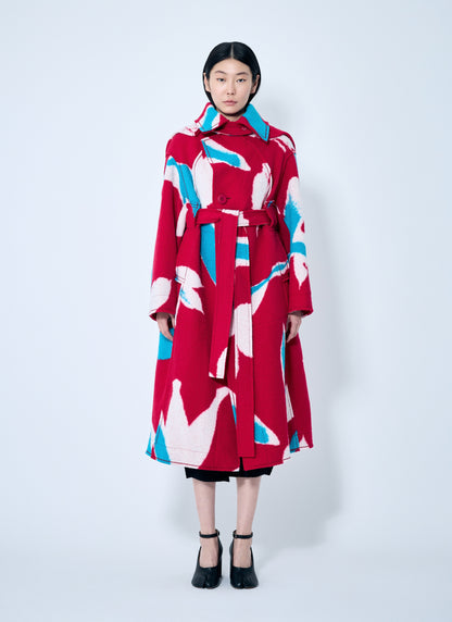 Issey Miyake Women Vigor Long Coat by Luosophy
