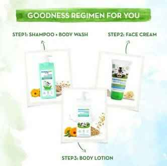 Mamaearth Milky Soft Head to Toe Wash With Oats, Milk &amp; Calendula For Babies