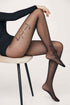 Fantasy Tights Conte True Love - Tattoo Style Print