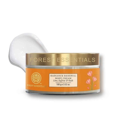 Forest Essentials Radiance Renewal Body Cream Lime Saffron &amp; Oudh
