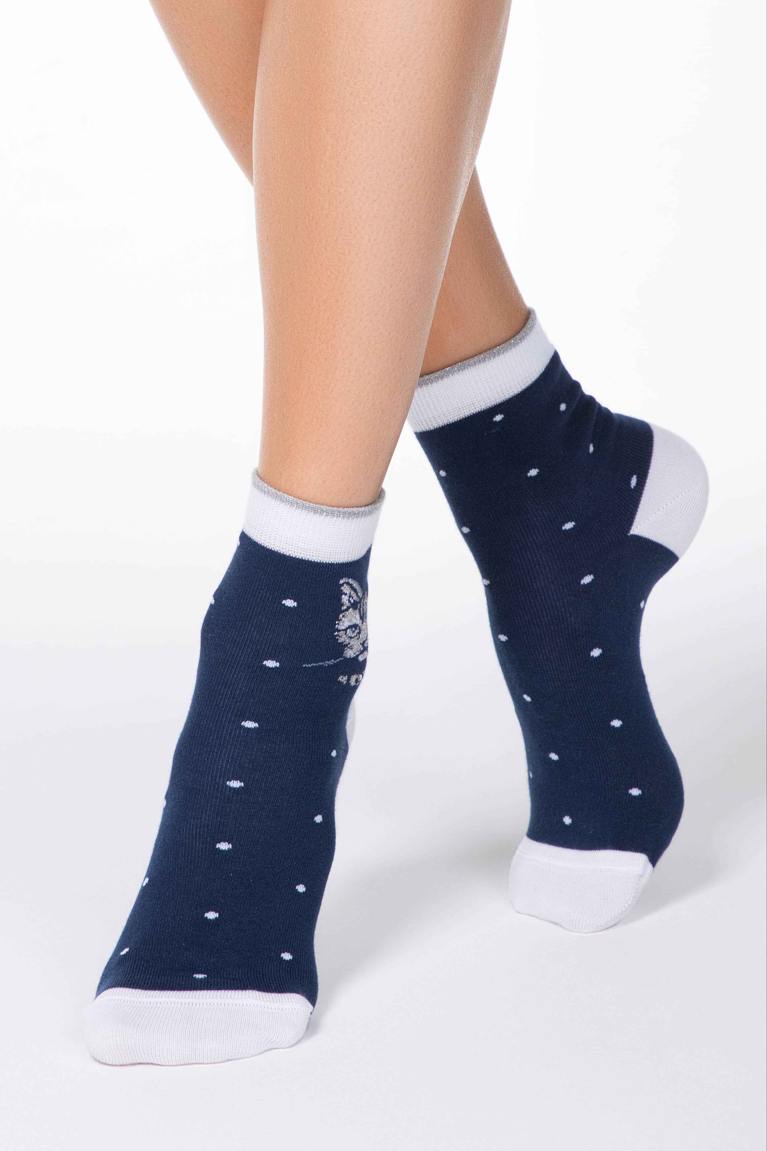 Conte Elegant Cotton Socks (2 pairs) - Lady Cat