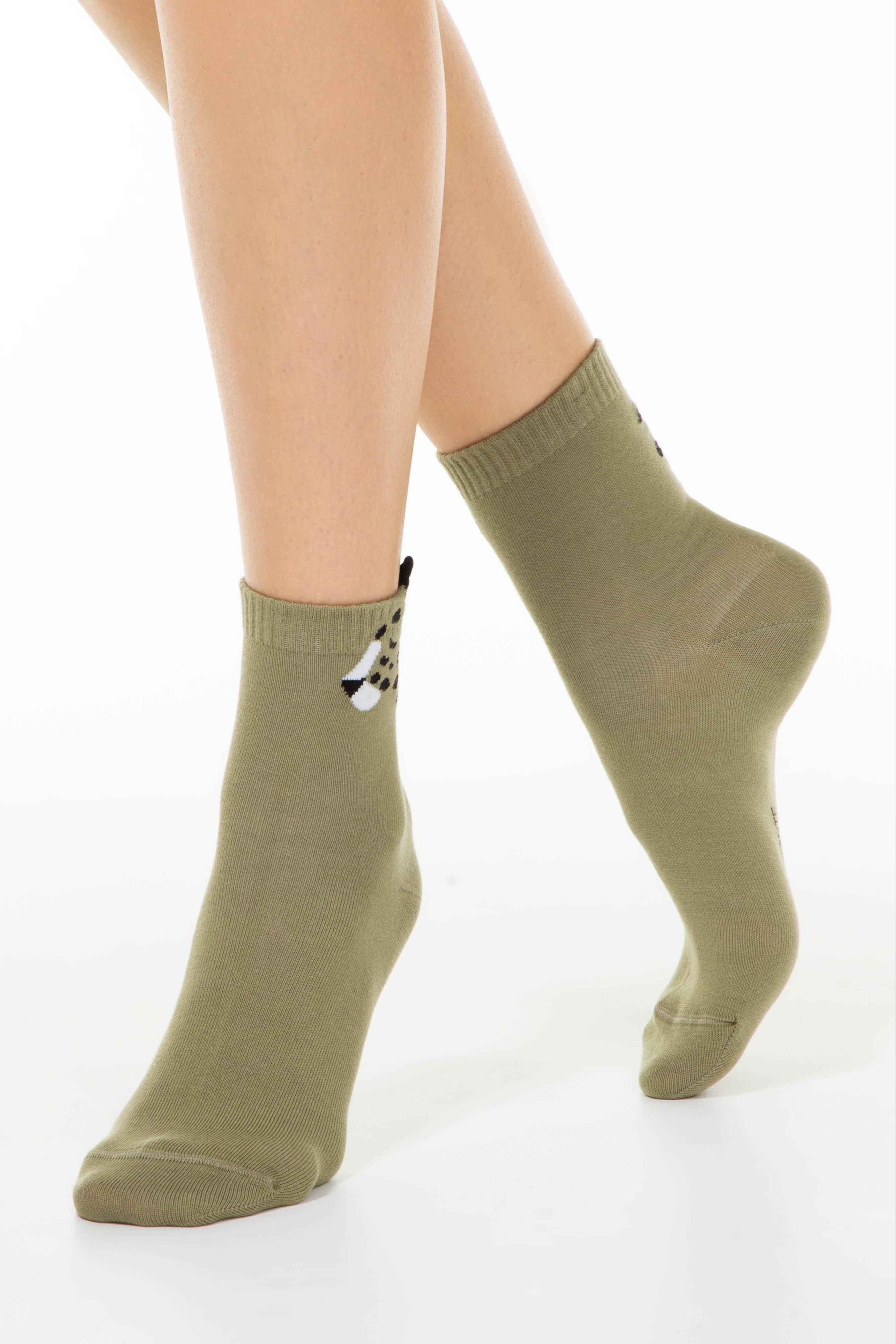 Cotton Socks Conte Classic 249 - Picot "Leopard"