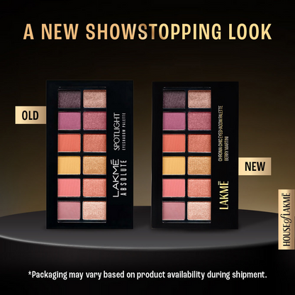 Lakme Glitterati Chroma Chic Eye Shadow Palette - Sundowner