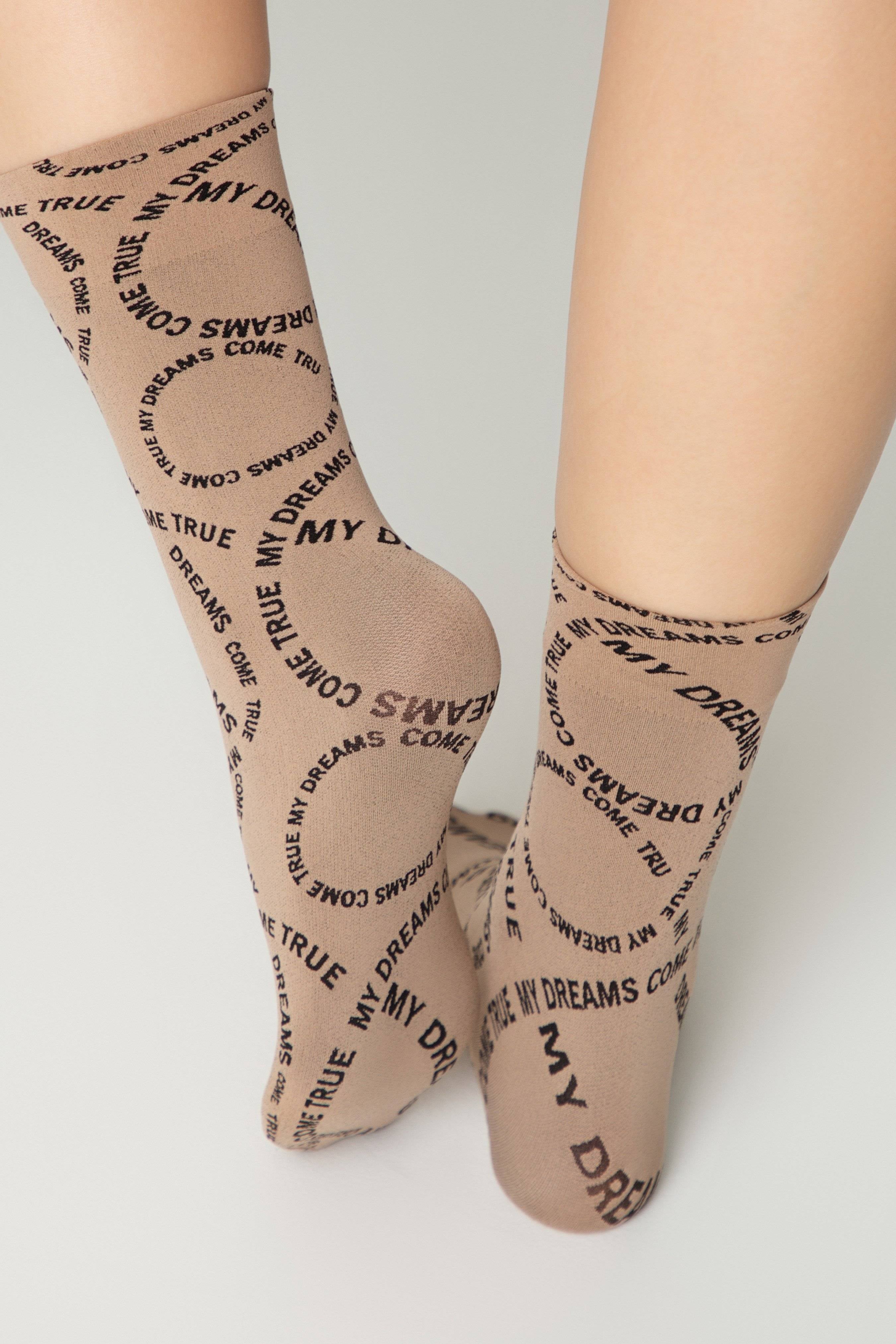 Dense Socks Conte Fantasy - Knitted "My dreams" Design