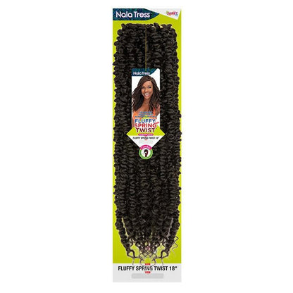 Janet Collection Nala Tress Fluffy Spring Twist, 18"