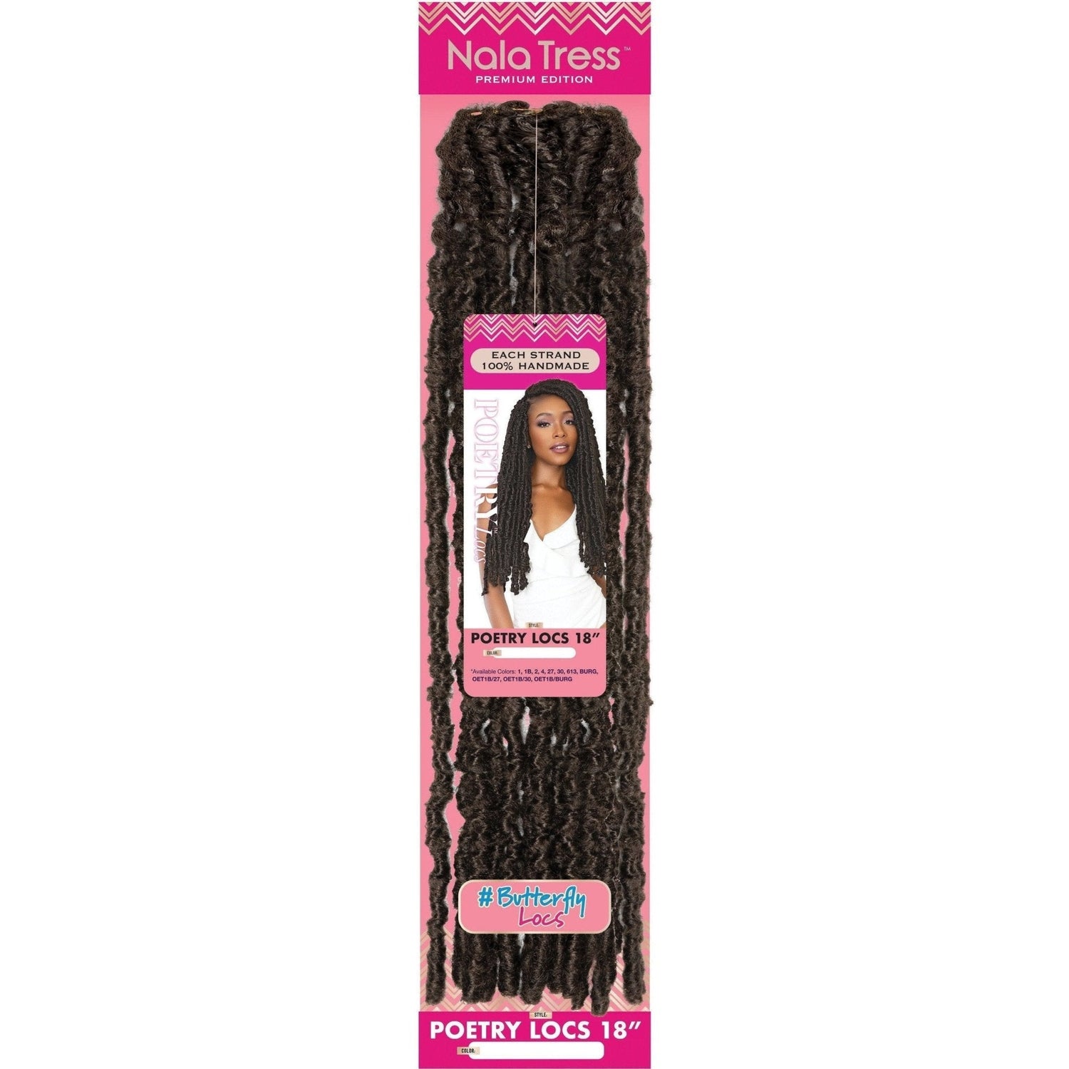 Janet Collection Nala Tress Poetry Locs, 18"