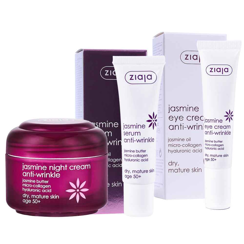 Jasmine Bundle: Night Cream, Eye Cream &amp; Serum