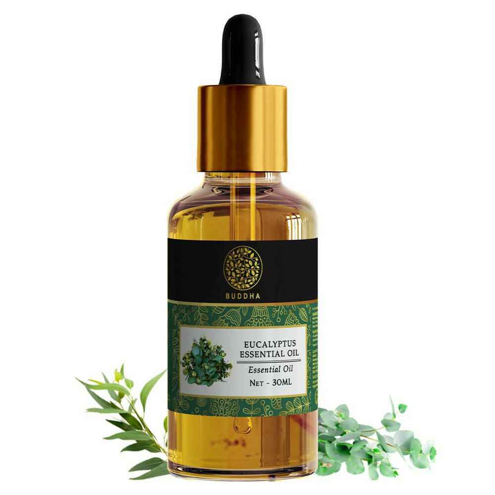 Buddha Natural Eucalyptus Pure Essential Oil-For Aromatherapy,Relaxation,Skin Therapy,Hair Care