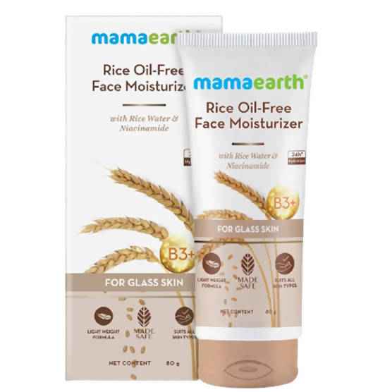 Mamaearth Rice Oil-Free Face Moisturizer With Rice Water &amp; Niacinamide