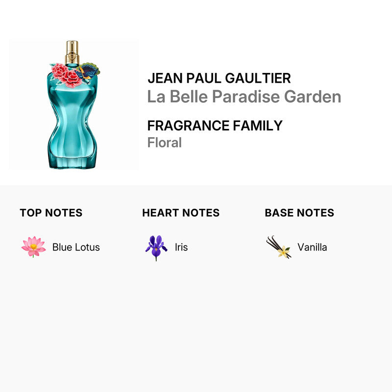 La Belle Paradise Garden by Jean Paul Gaultier Eau de Parfum Women (3.4oz)  DestGlow