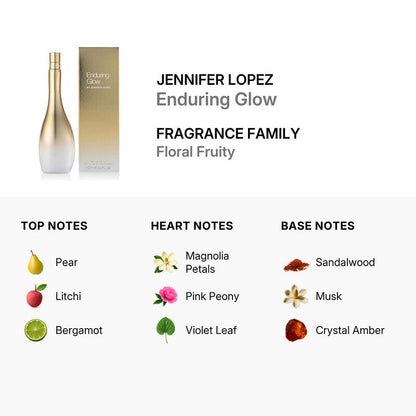 Enduring Glow by Jennifer Lopez Eau de Parfum Women (3.4 oz)  DestGlow