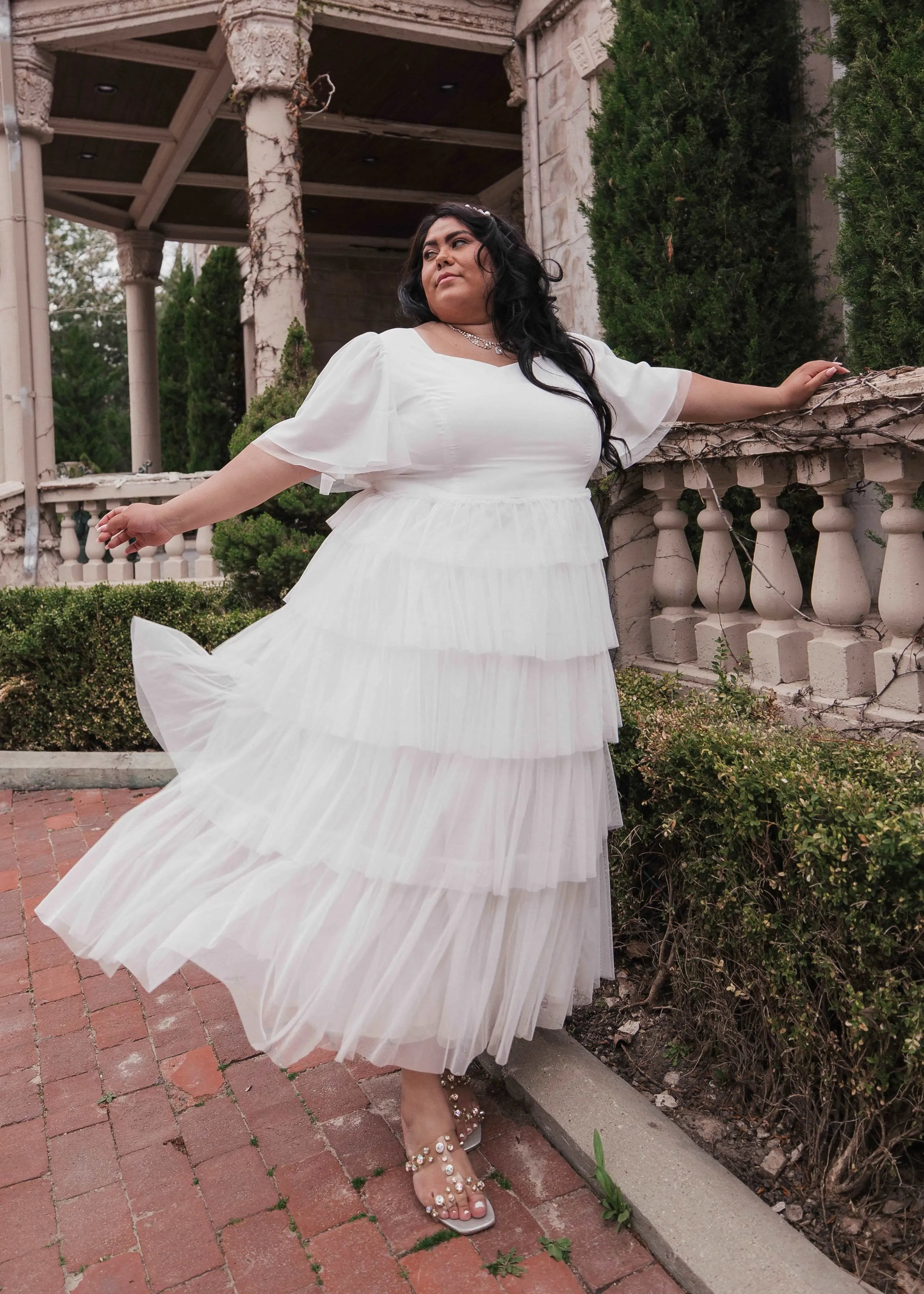 Allegro Dress White by JessaKae