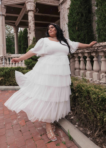 Allegro Dress White by JessaKae