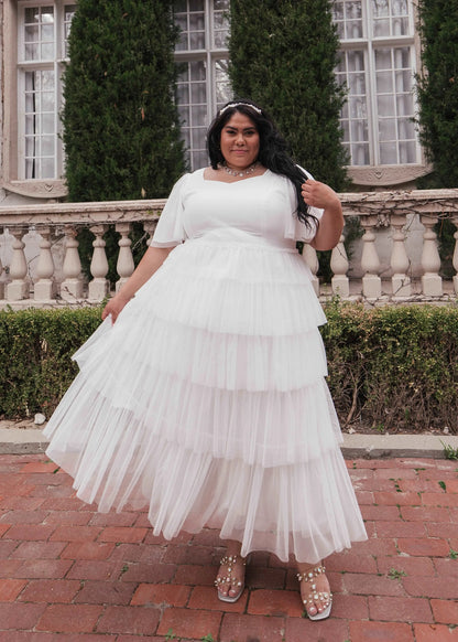 Allegro Dress White by JessaKae