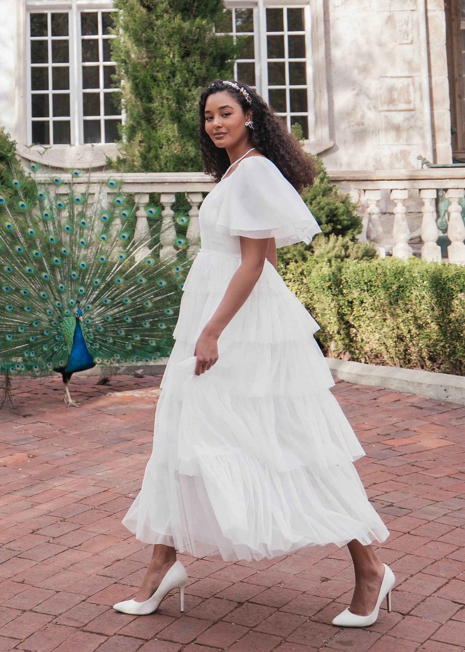 Allegro Dress White by JessaKae