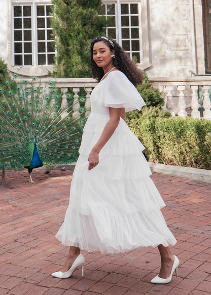 Allegro Dress White by JessaKae