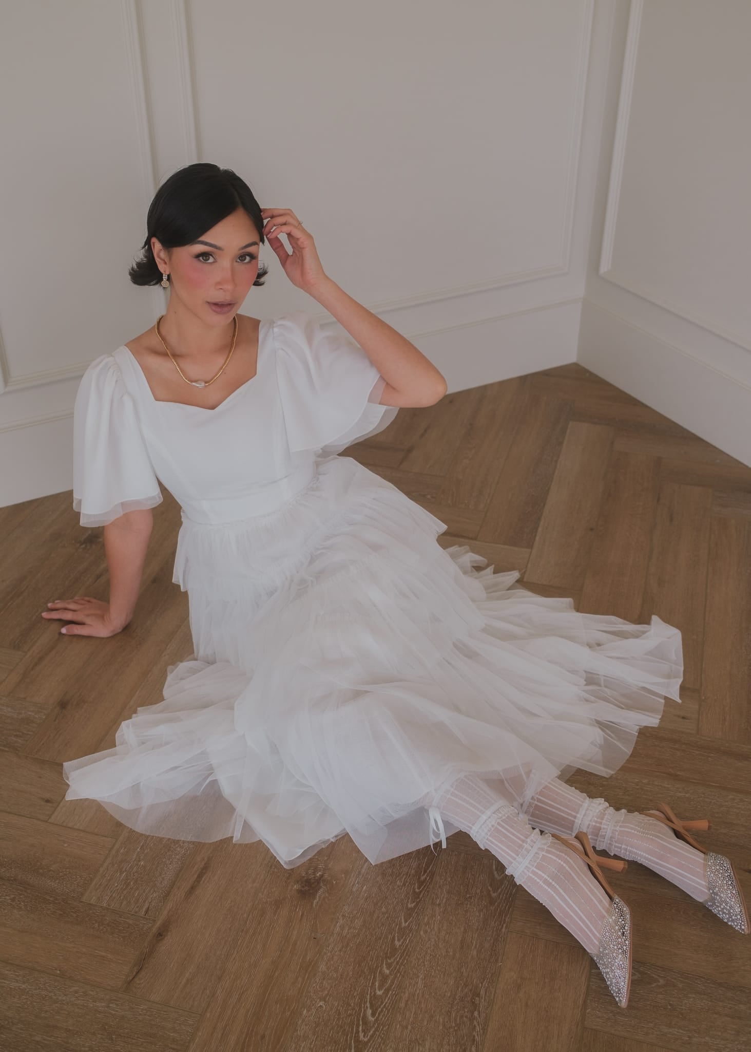 Allegro Dress White by JessaKae