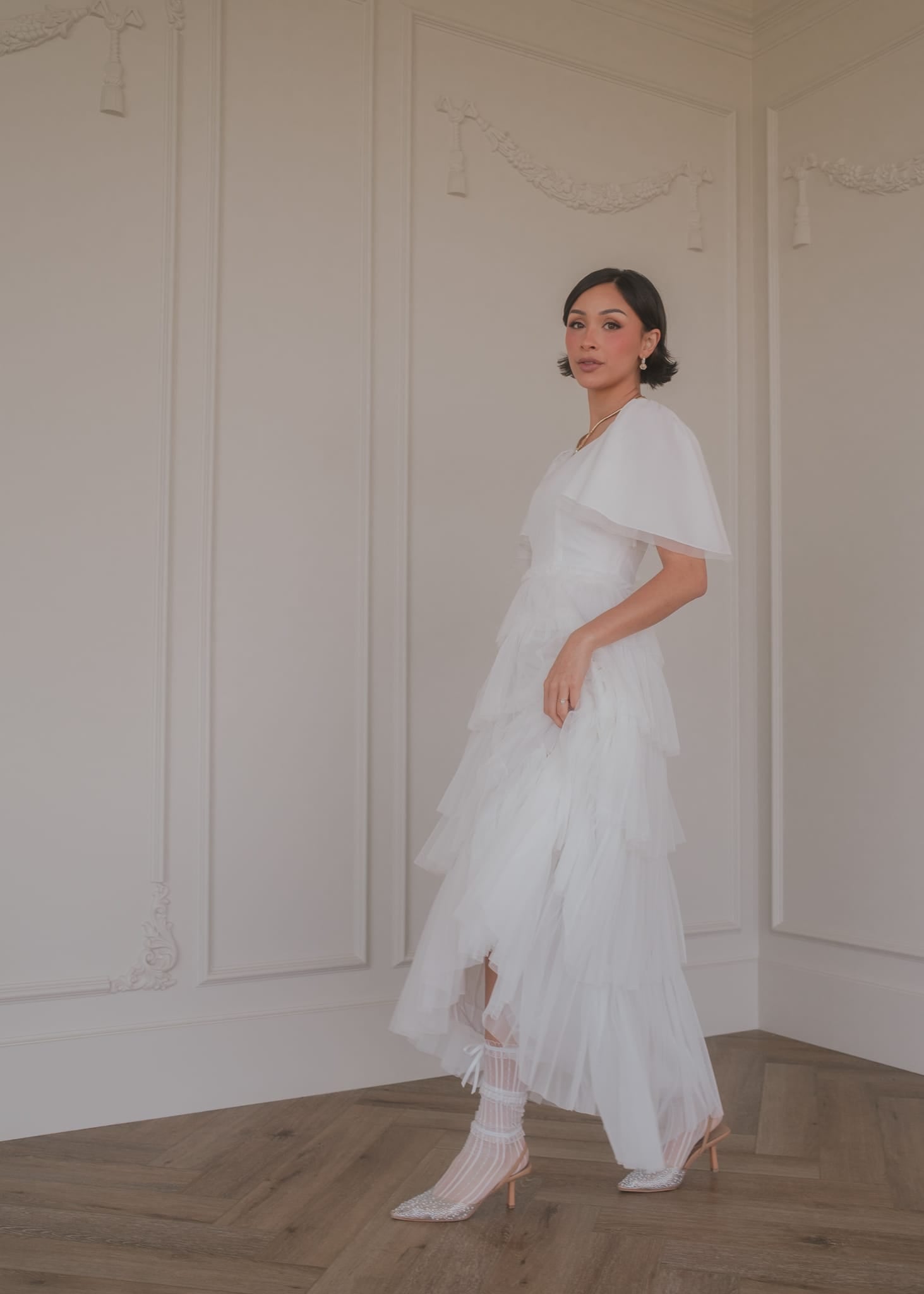 Allegro Dress White by JessaKae