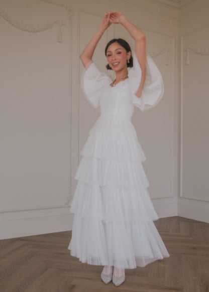 Allegro Dress White by JessaKae