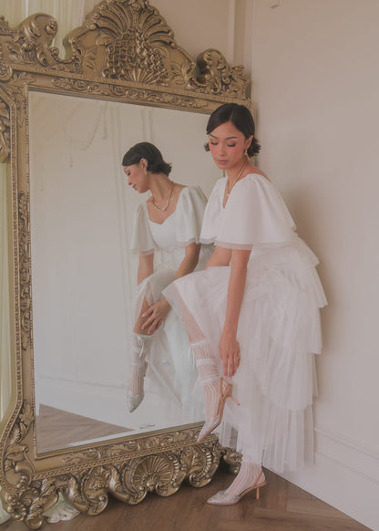 Allegro Dress White by JessaKae