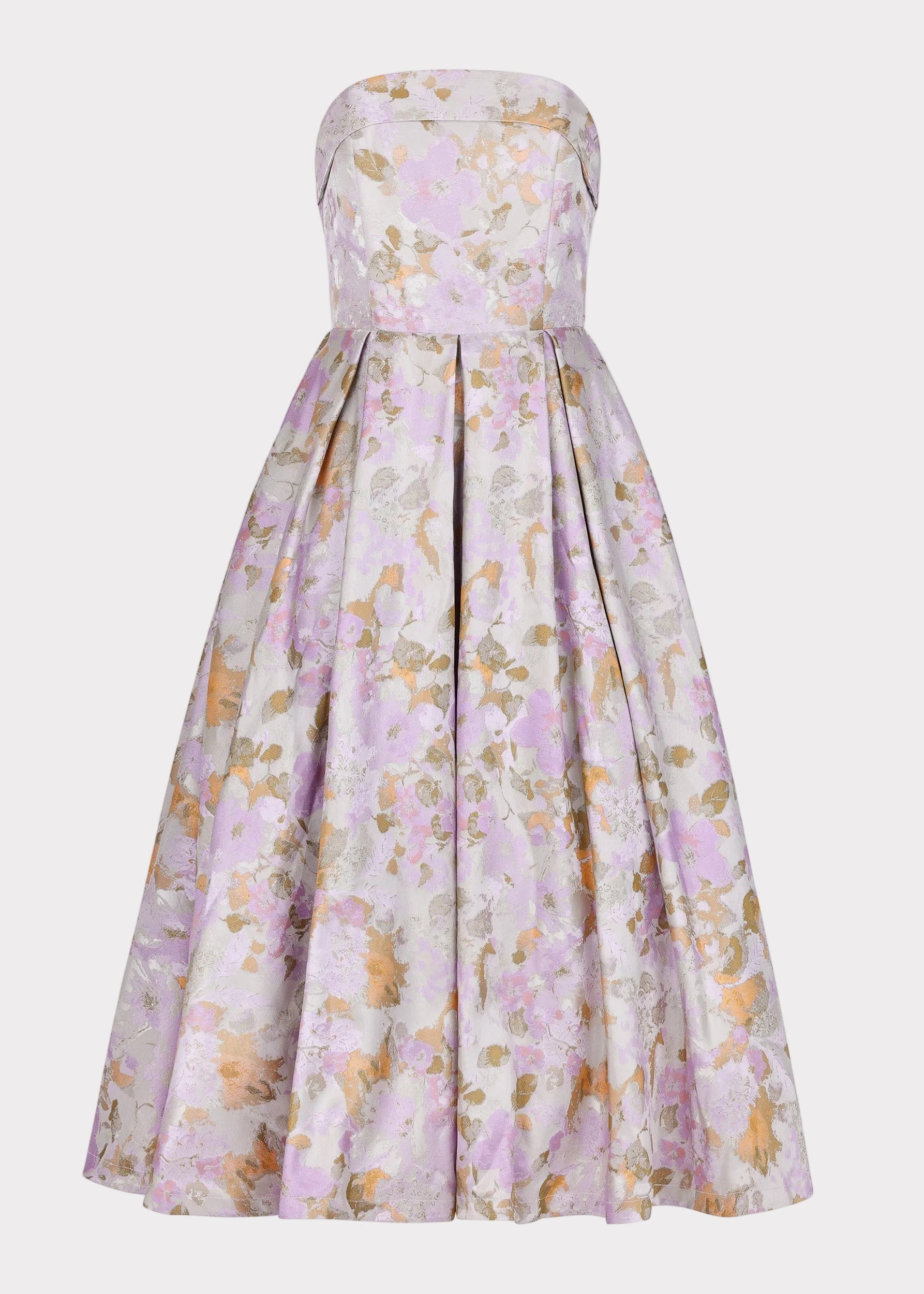 Anastelle Strapless Jacquard Dress by JessaKae