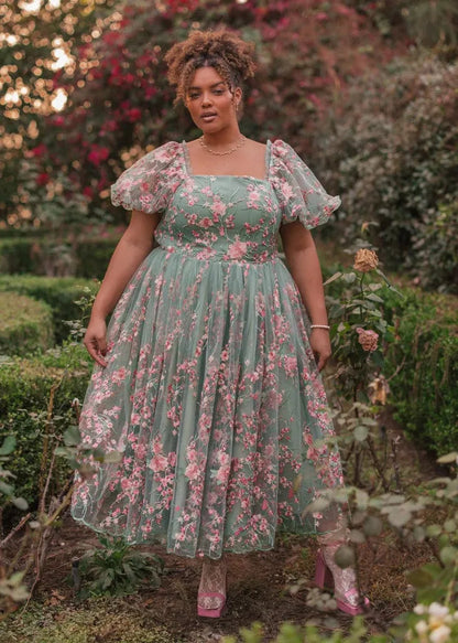 Blushing Meadow Dress by JessaKae