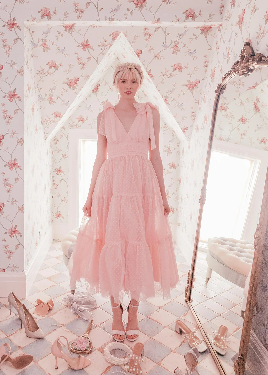 Jeanne Dress Pink by JessaKae