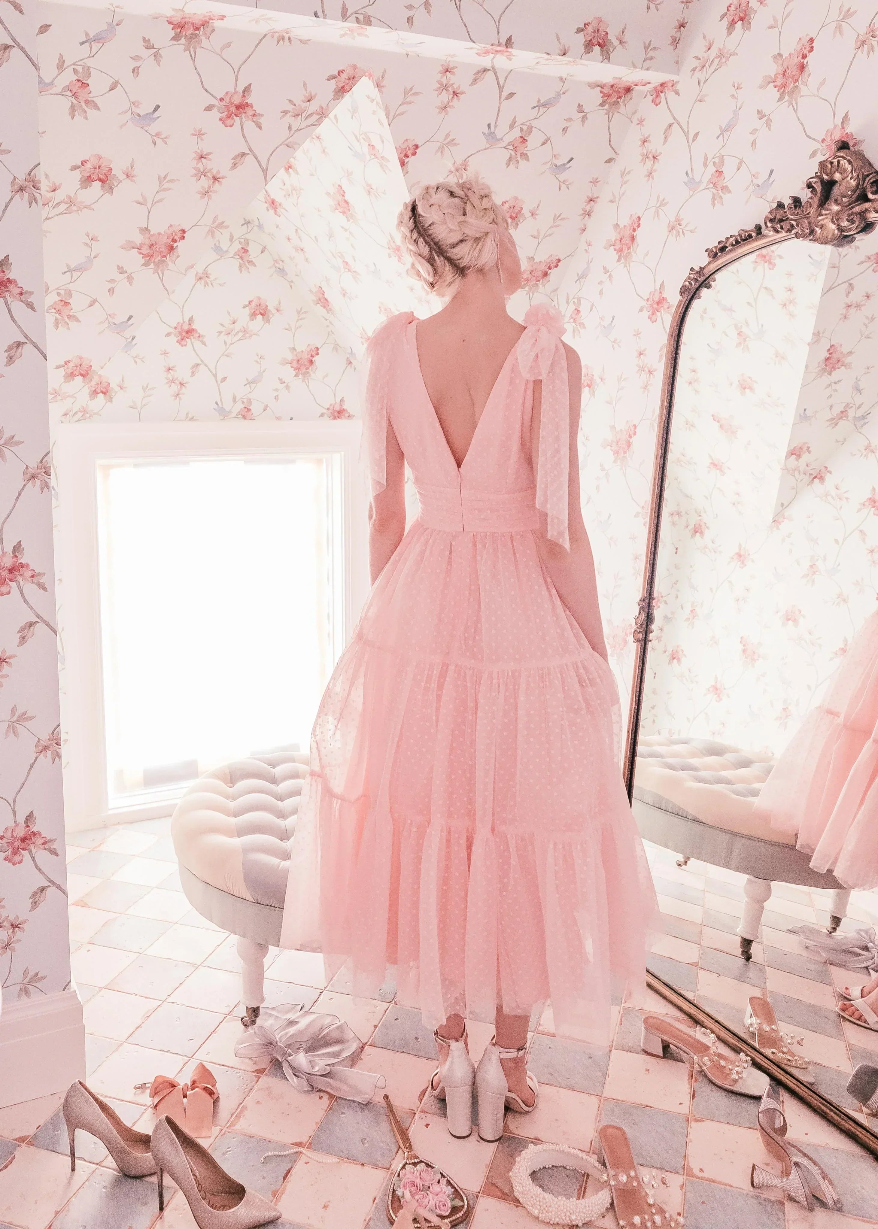 Jeanne Dress Pink by JessaKae