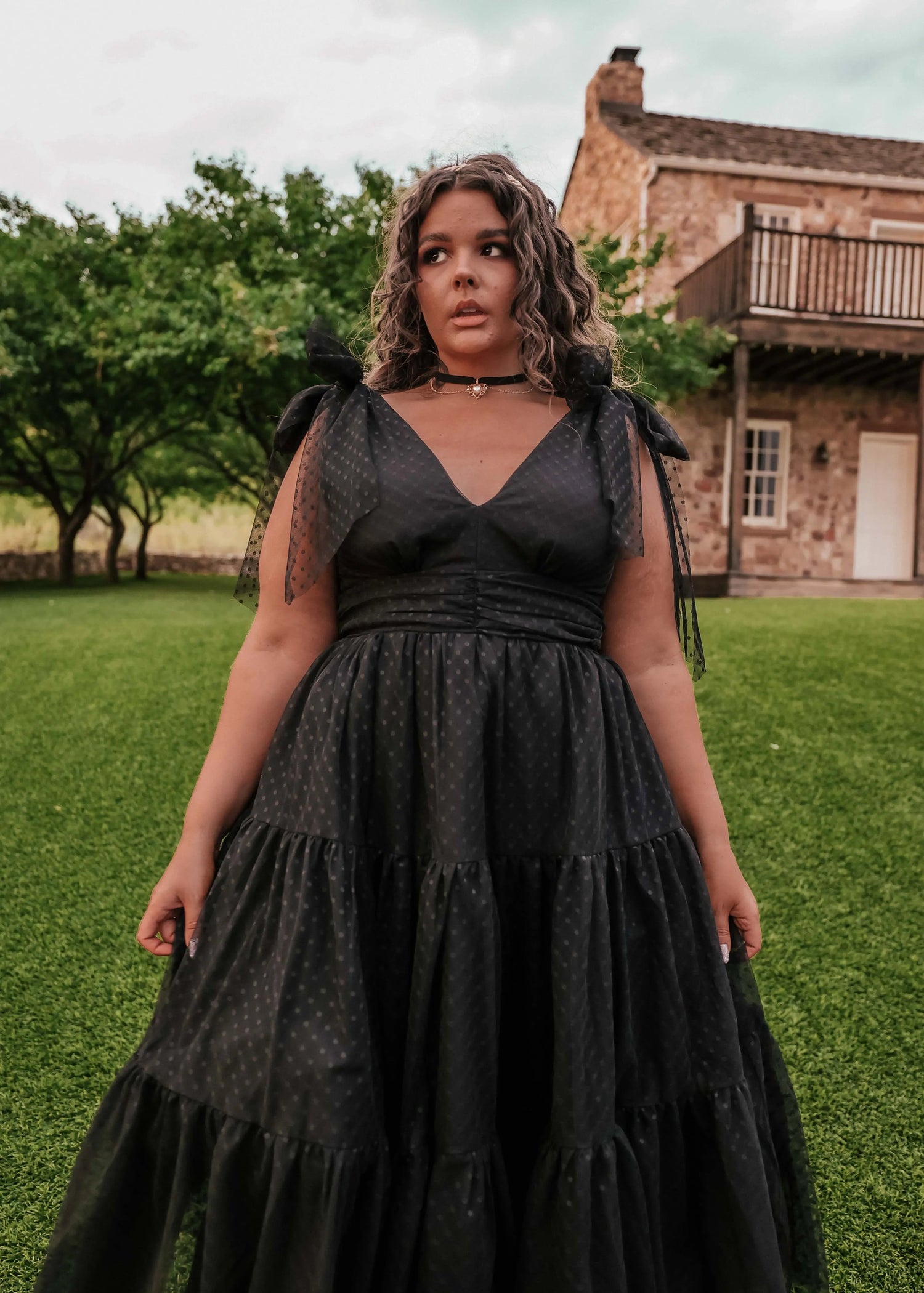 Jeanne Dress Black by JessaKae