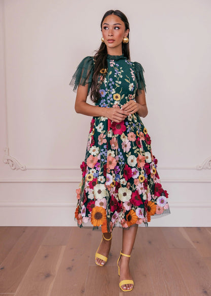 Jubilee Dress Evergreen by JessaKae