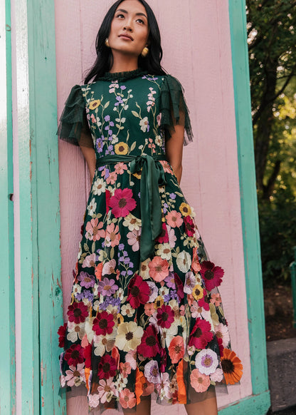 Jubilee Dress Evergreen by JessaKae
