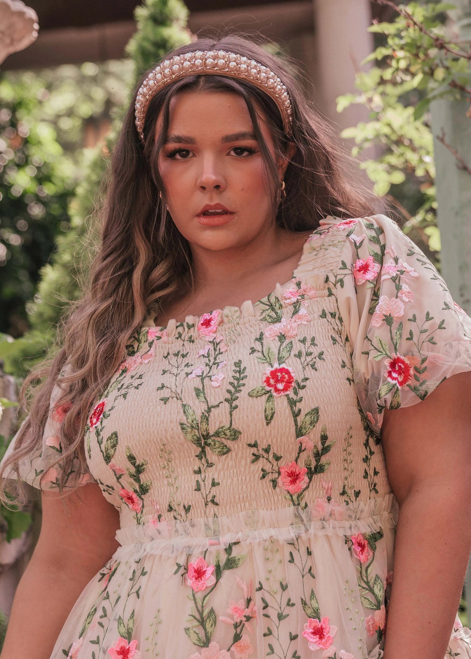 Rose Dress Midi - Cream by JessaKae