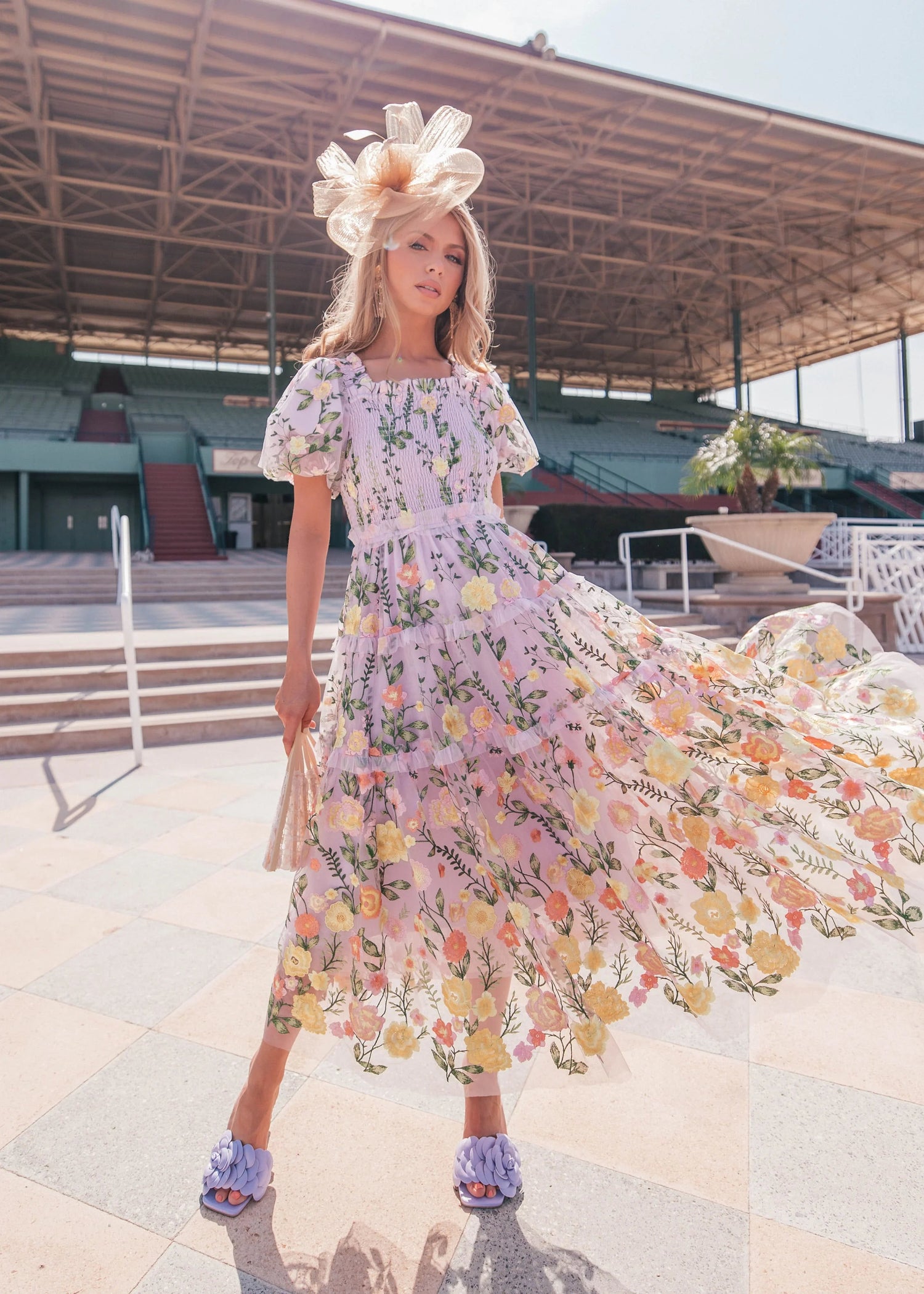 Rose Dress Midi - Lavender by JessaKae