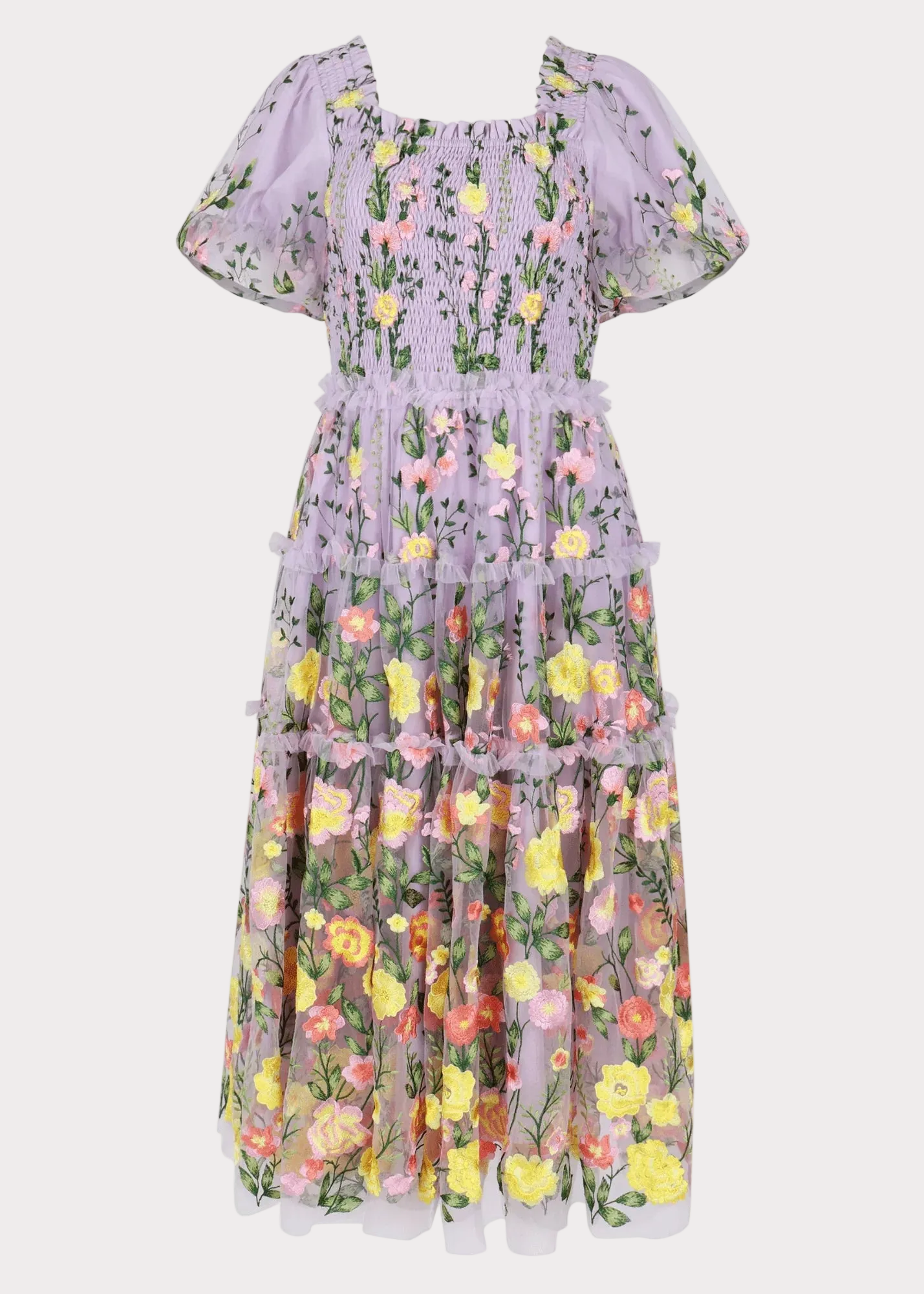 Rose Dress Midi - Lavender by JessaKae