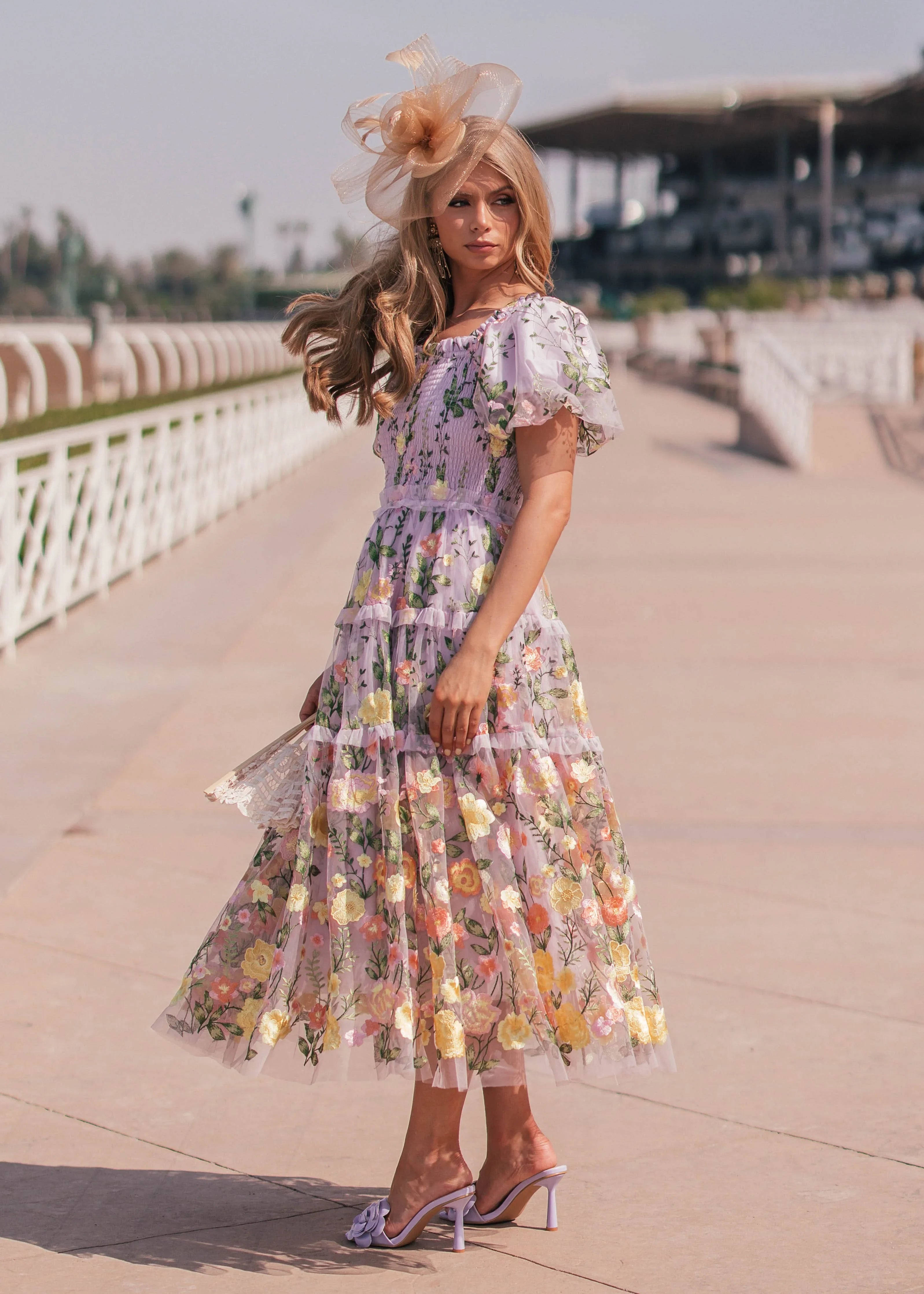 Rose Dress Midi - Lavender by JessaKae