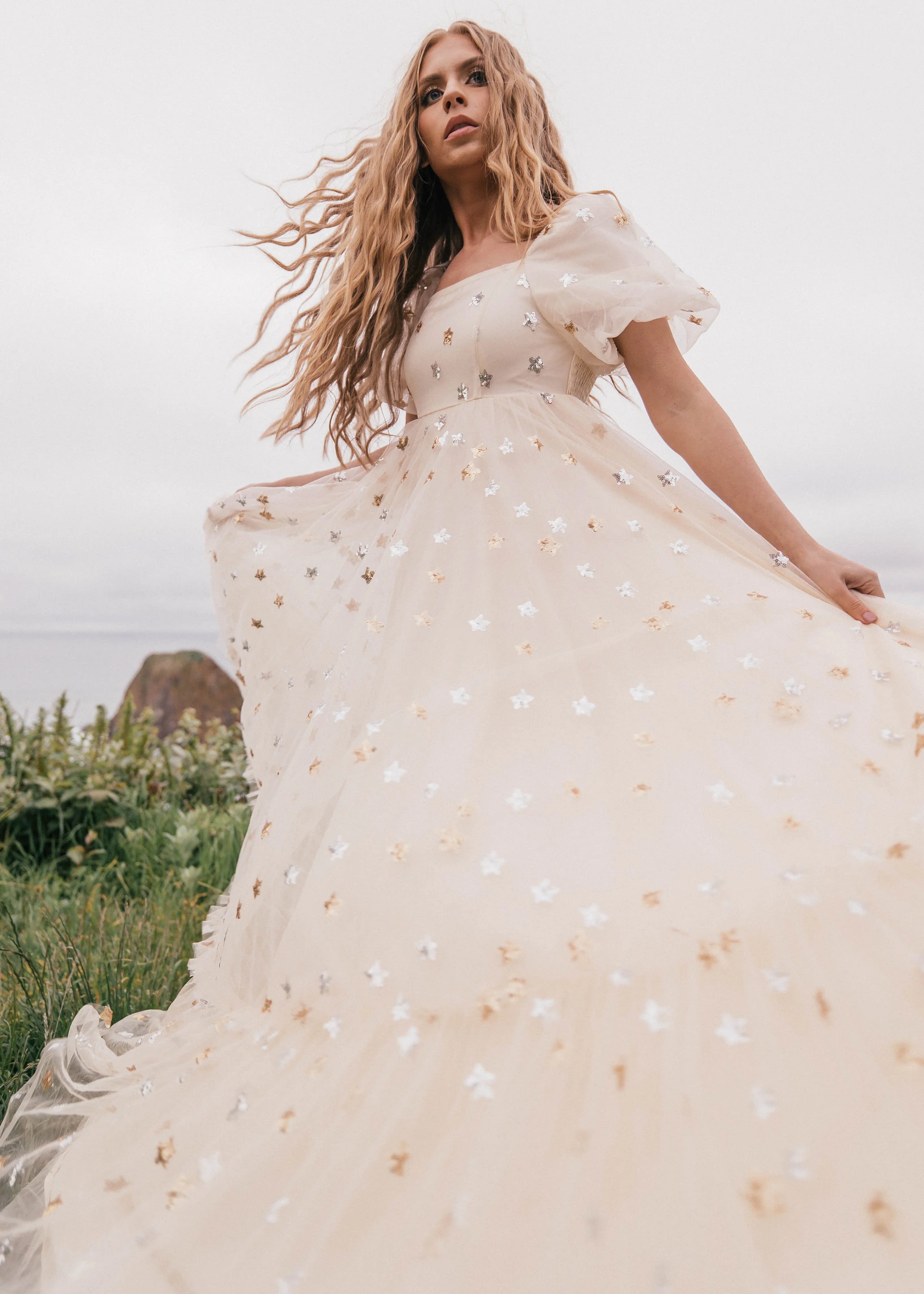 Wendy Dress Cream Star by JessaKae