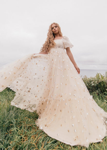 Wendy Dress Cream Star by JessaKae