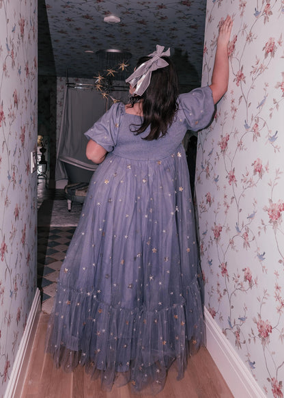 Wendy Dress Blue Star by JessaKae