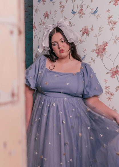 Wendy Dress Blue Star by JessaKae