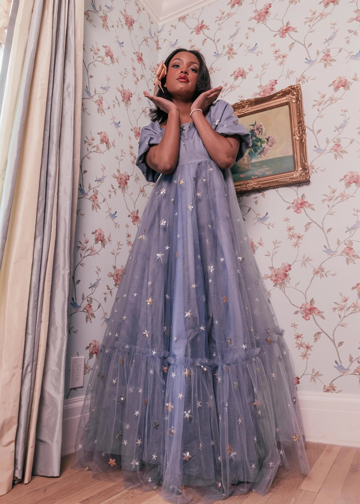 Wendy Dress Blue Star by JessaKae