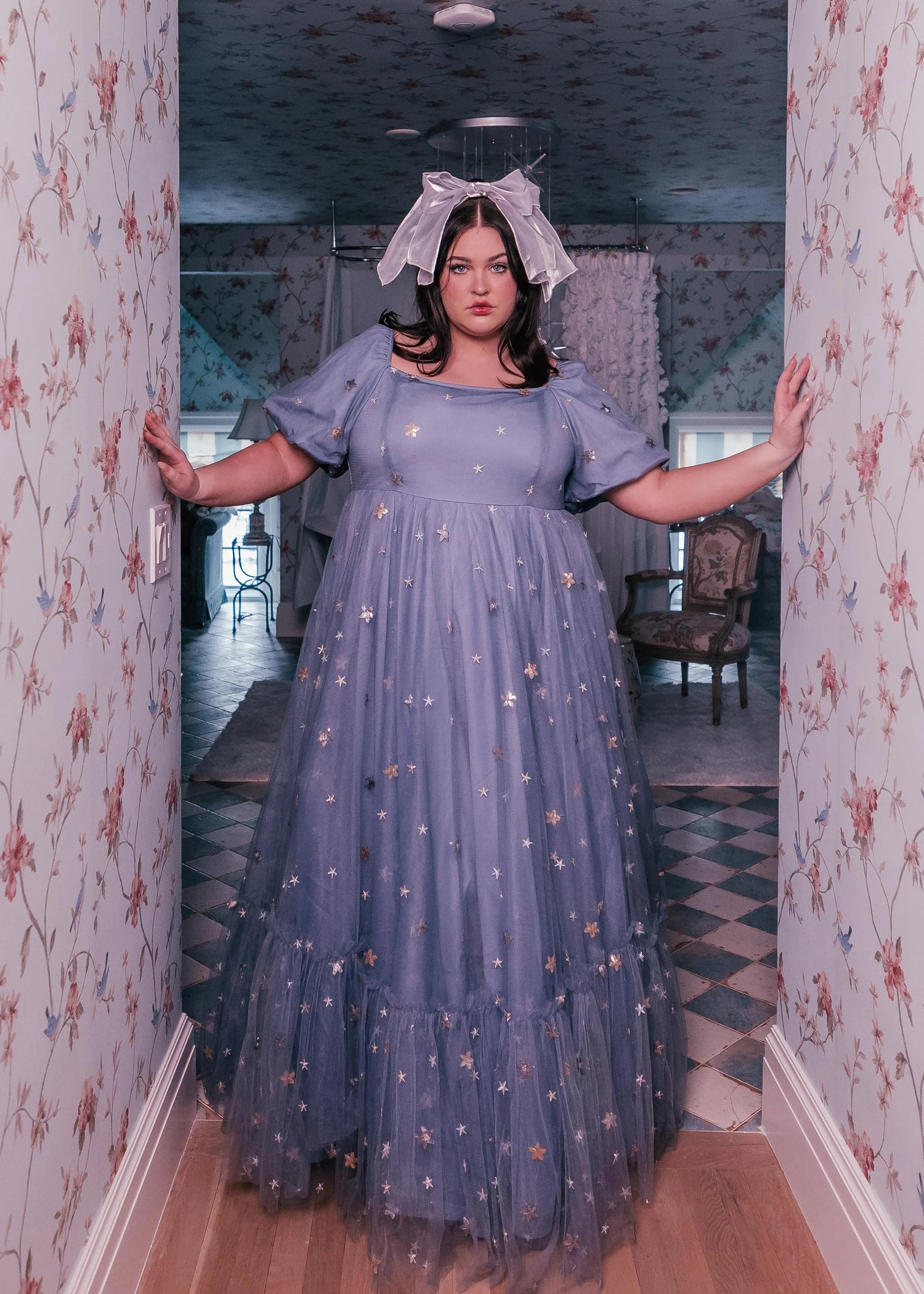 Wendy Dress Blue Star by JessaKae