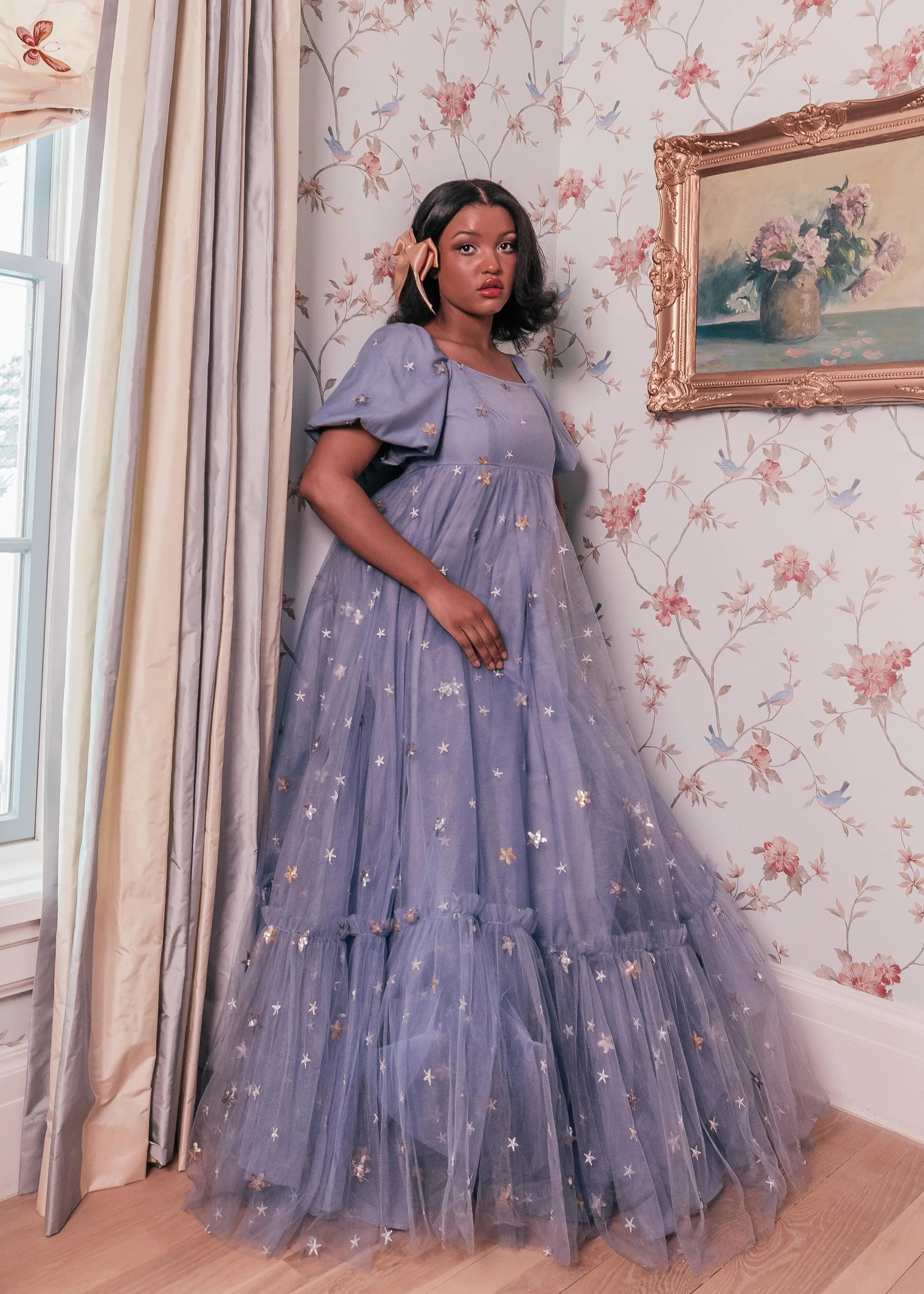 Wendy Dress Blue Star by JessaKae