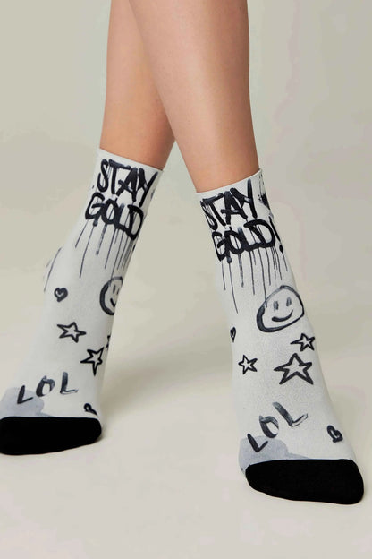 Socks Conte Fantasy 906 - "Stay" Pattern