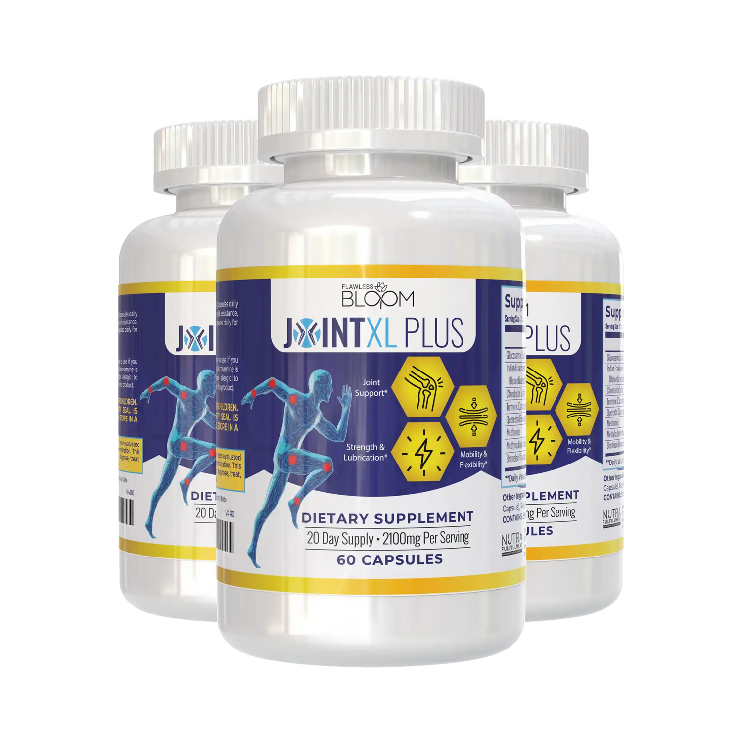JointXL Plus - Advance Bone &amp; Joint Support Supplement with Glucosamine