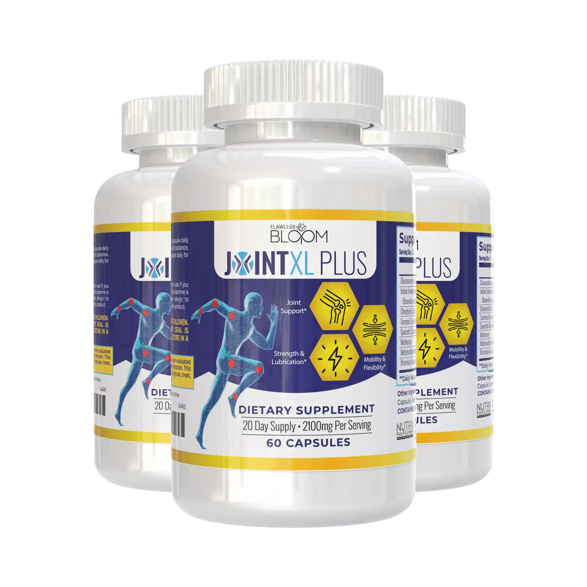 JointXL Plus - Advance Bone &amp; Joint Support Supplement with Glucosamine
