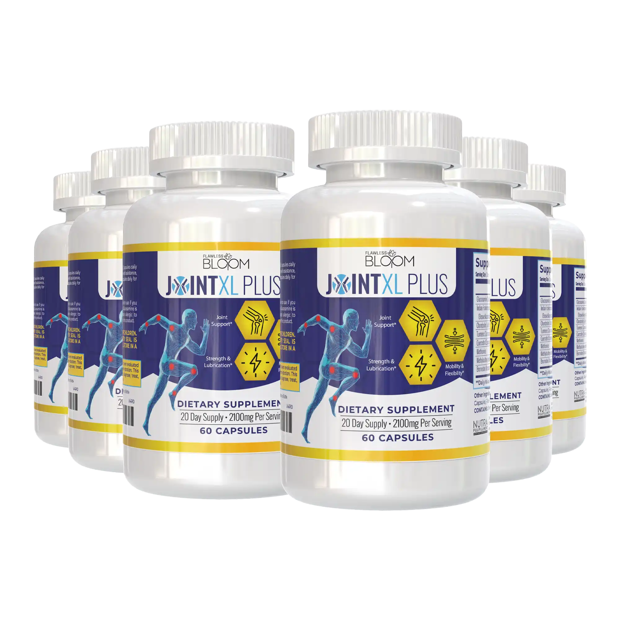 JointXL Plus - Advance Bone &amp; Joint Support Supplement with Glucosamine