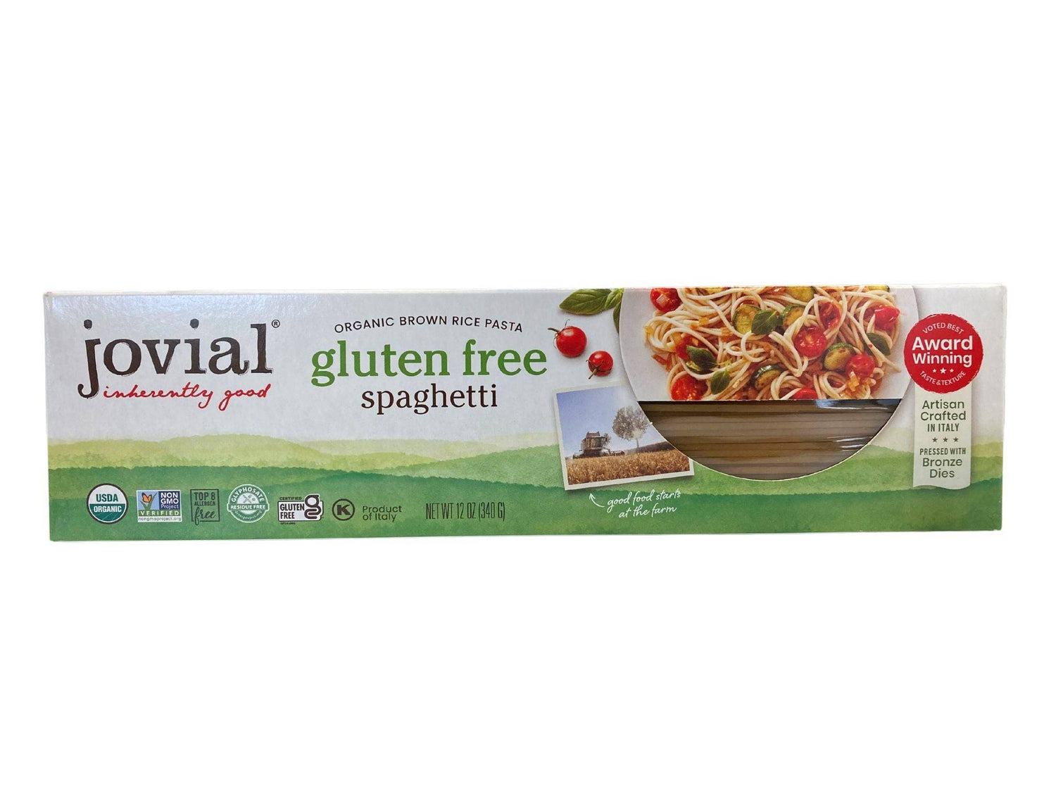 Spaghetti, Brown Rice, Organic, Jovial, Gluten-Free by Country Life Natural Foods
