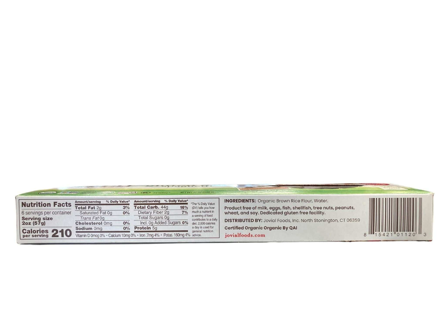 Spaghetti, Brown Rice, Organic, Jovial, Gluten-Free by Country Life Natural Foods