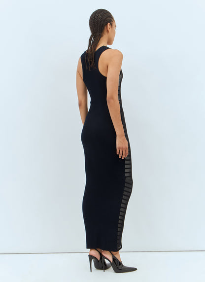 Jean Paul Gaultier Women Ribbed Mariniere Maxi Dress by Luosophy